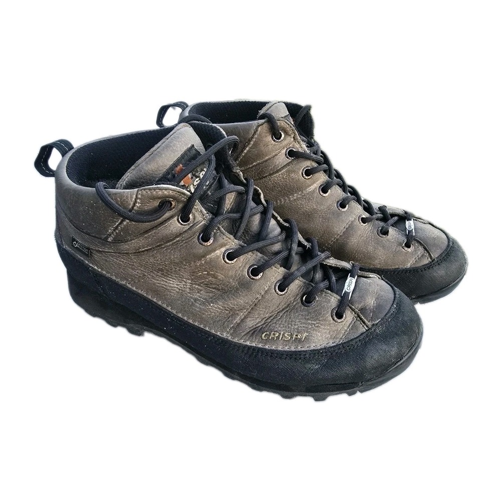 Crispi Monaco GTX Hiking Boots Mens US 9 EU 42 Leather Gore-Tex Tan/Hazelnut